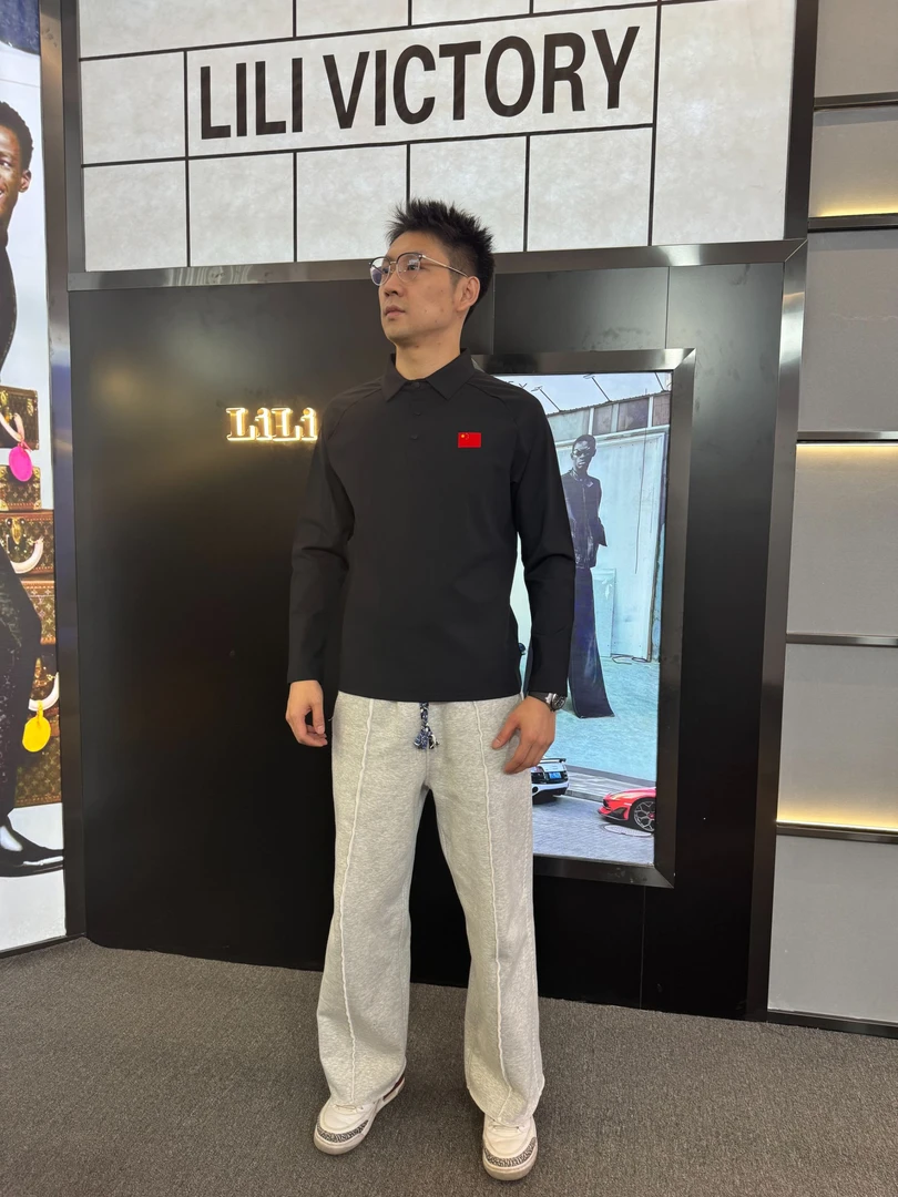 【XD】专属2025新款无痕长袖商务POLO