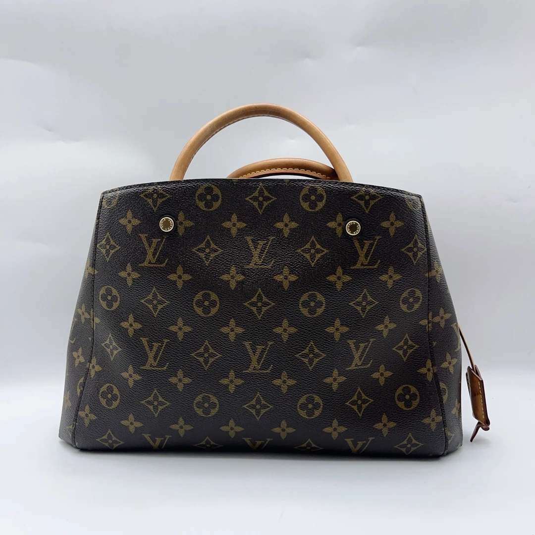 95新 LouisVuitton/路易威登 老花蒙田 BB手提包 1386 9943