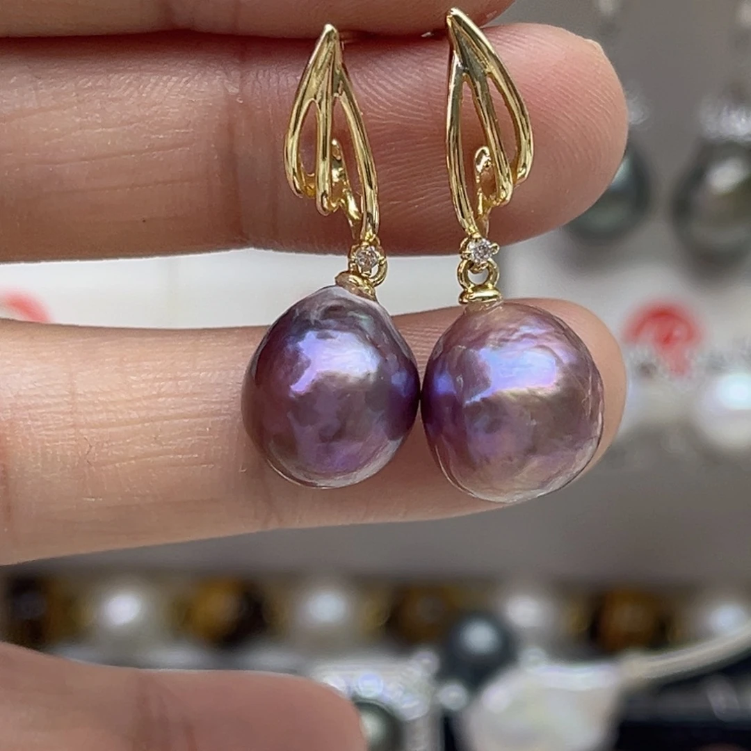 淡水珍珠耳饰未镶嵌