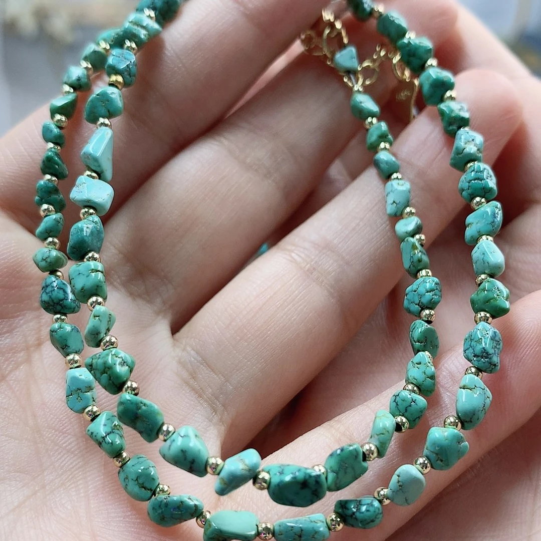 未镶嵌绿松石珠宝奇石