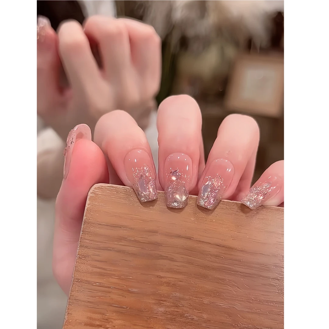 茉哉心心【极光之恋】纯手工定制拆卸穿戴甲A4691