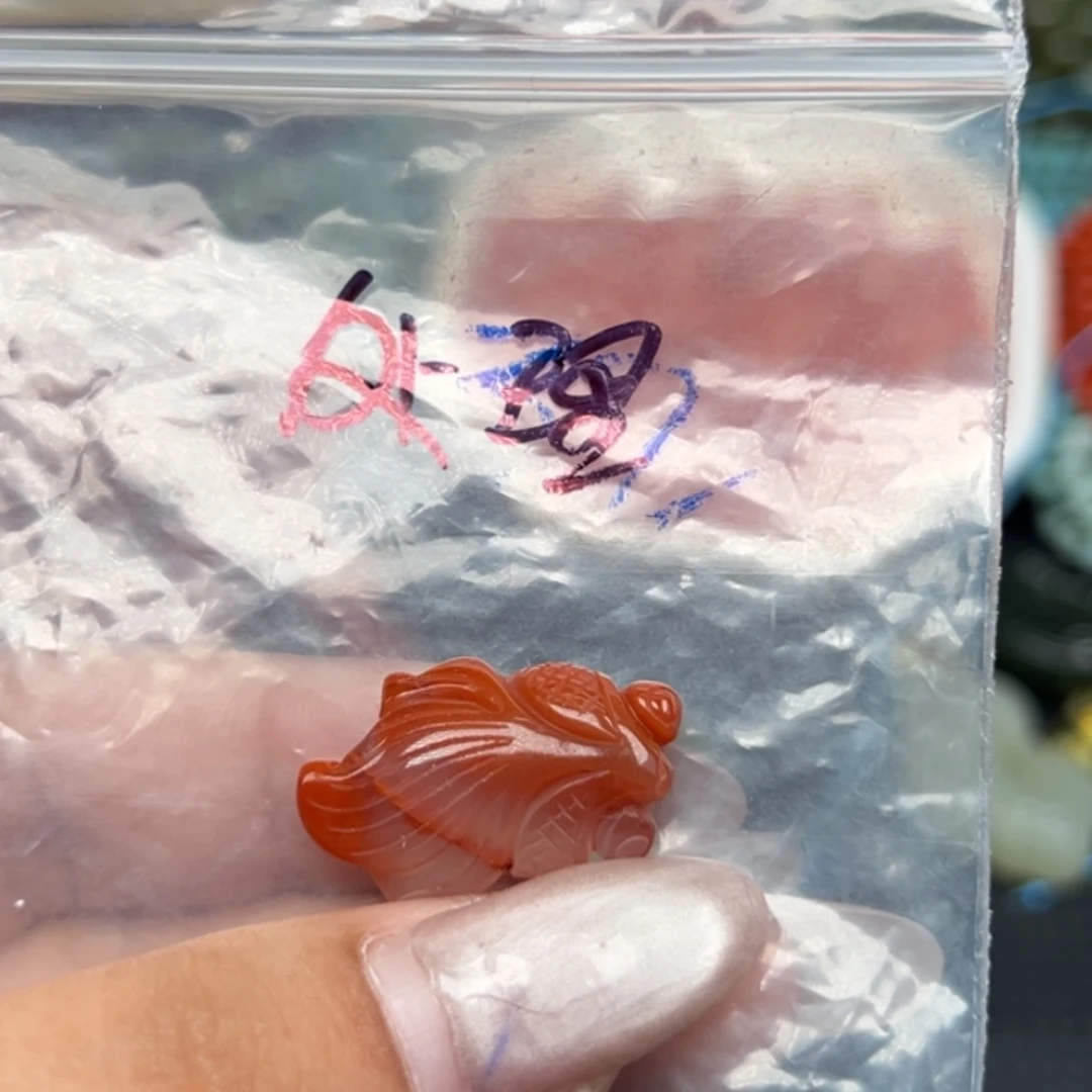 南红玛瑙未镶嵌吊坠(不含链)
