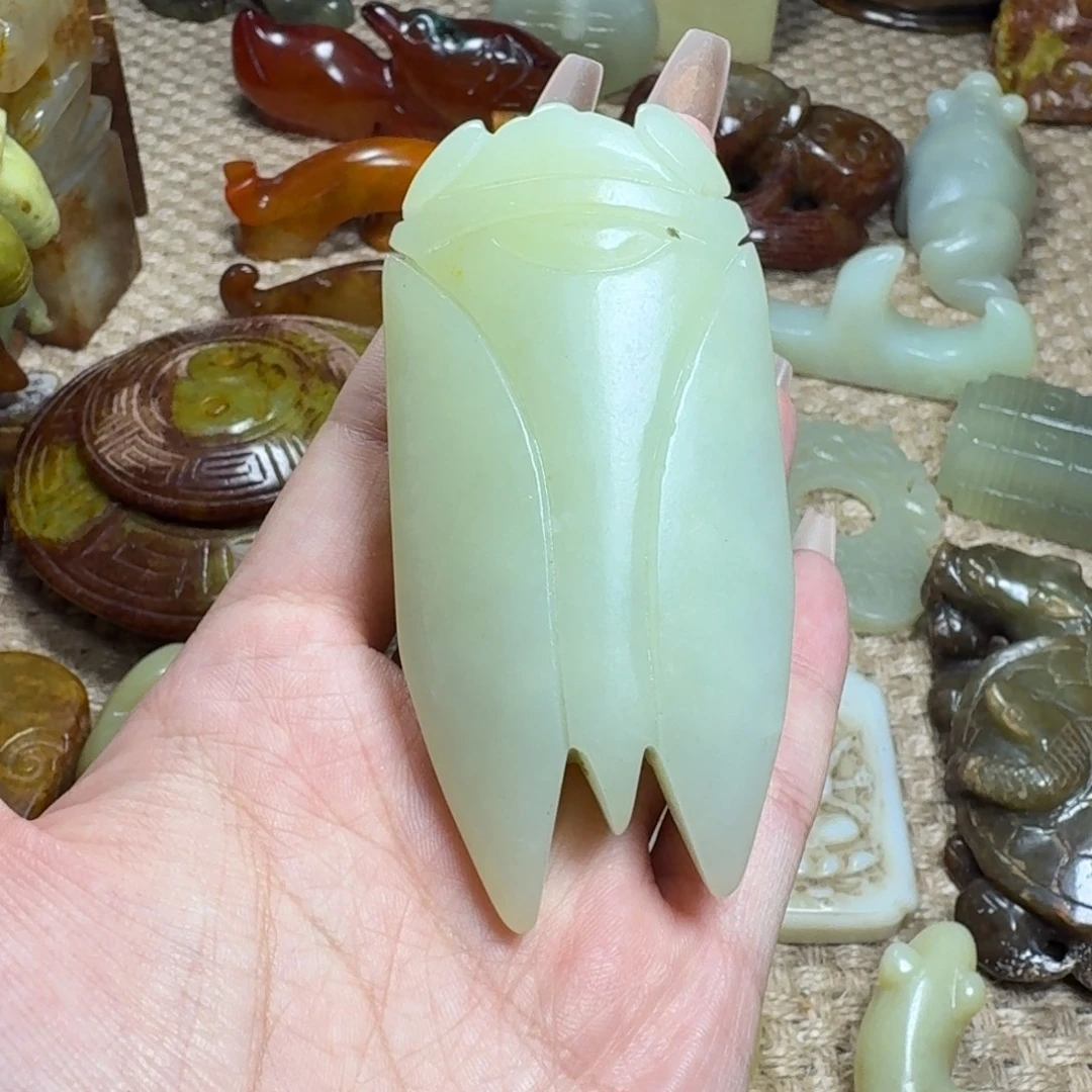 白玉菩提吊坠挂件