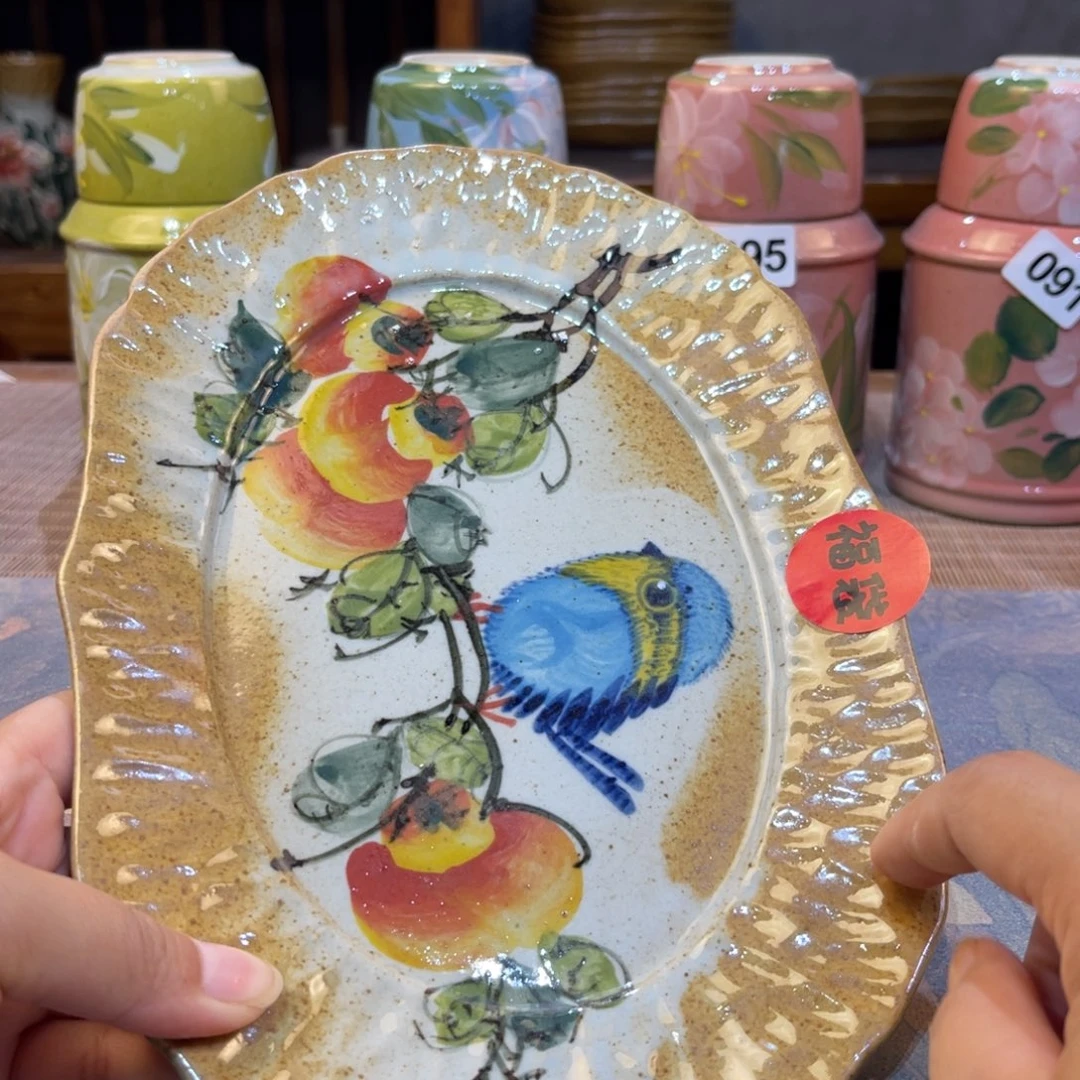 摆件夏*鹿景德镇手工制作