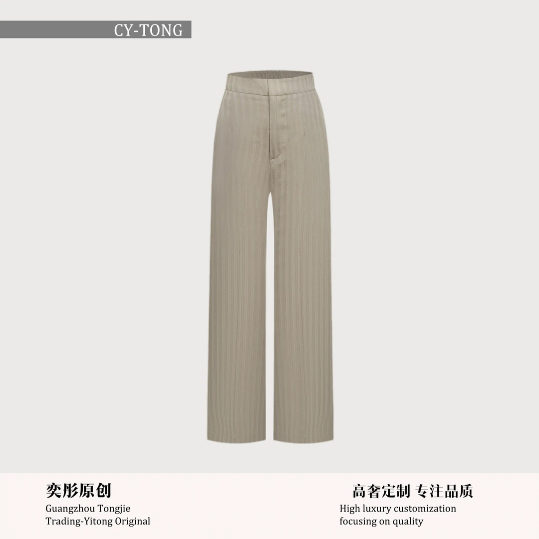 【彤姐原创】春季修身优雅气质显瘦时尚设计师款裤子W25D419