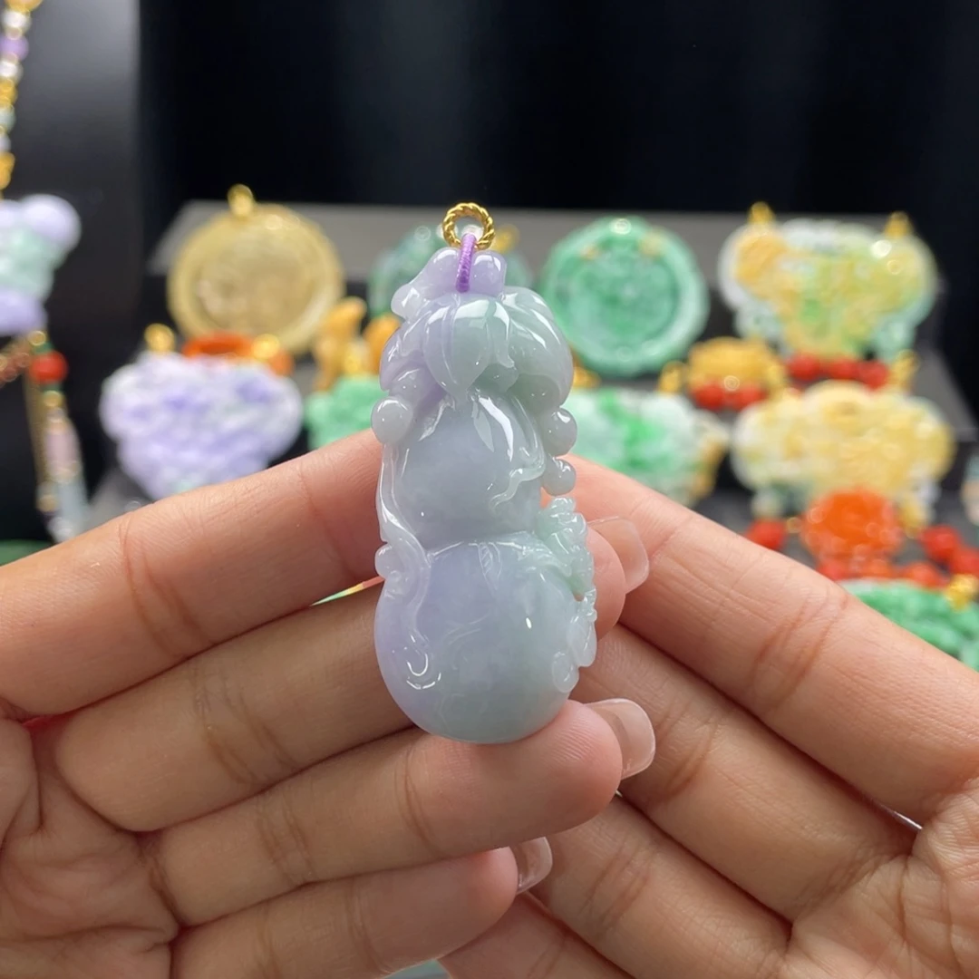 翡翠颈饰未镶嵌代编织