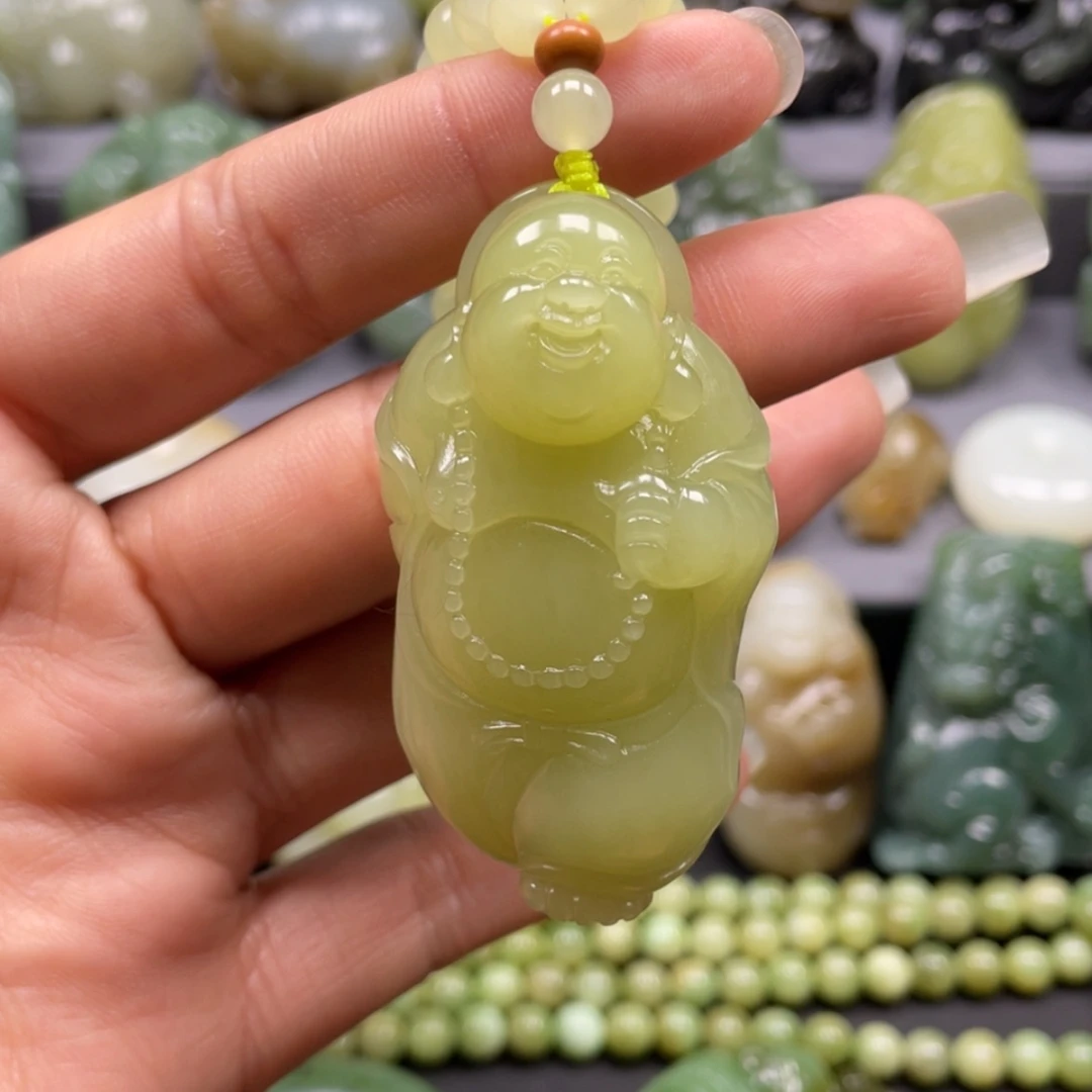 【闪购商品】未镶嵌和田玉挂件岳*梅