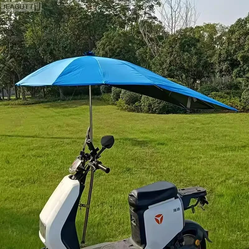 电动车电瓶车雨伞遮阳伞防晒雨棚雨伞支架外卖车雨伞踏板车太阳伞