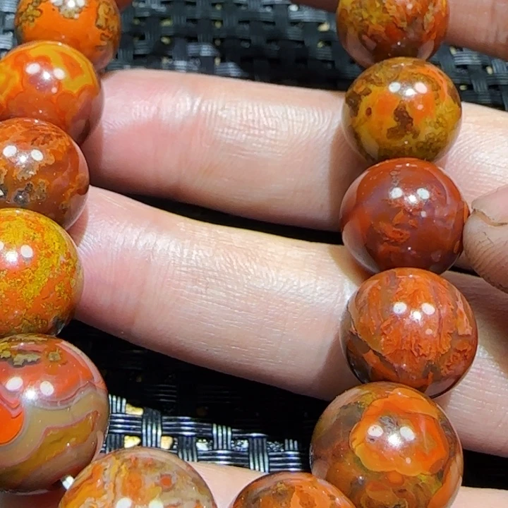 平***安玛瑙/玉髓未镶嵌吊坠