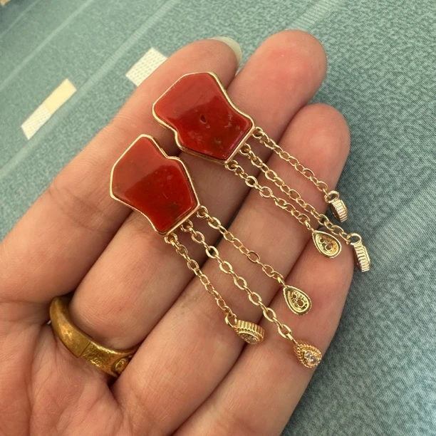 黄铜耳饰 藏式尼泊尔进口耳钉