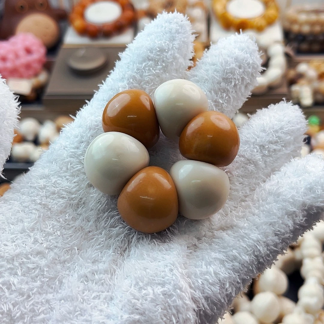 菩提根/象牙果手串a**n微瑕山竹/anan