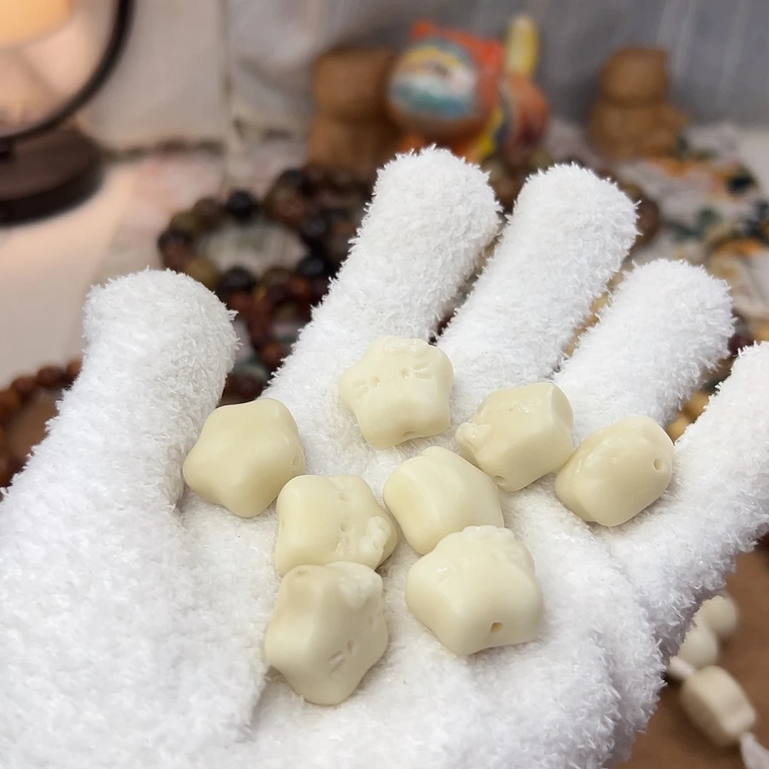 菩提根/象牙果手串星星猫一颗2224