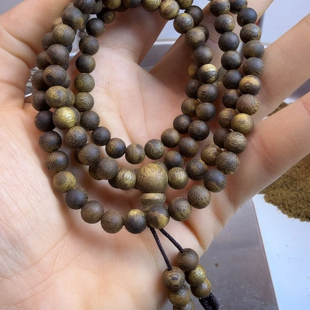 珠串奇楠沉香0915卡6mm，12克发一