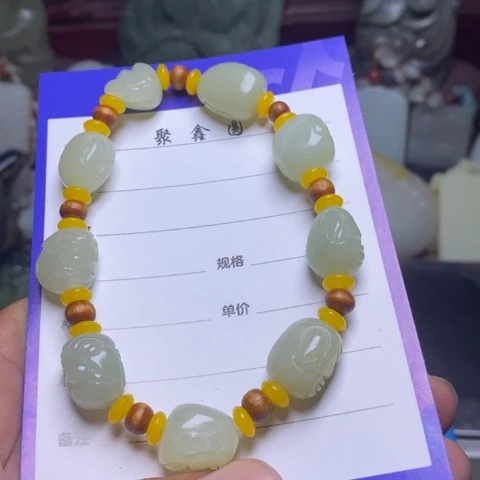 和田玉手链未镶嵌*️**