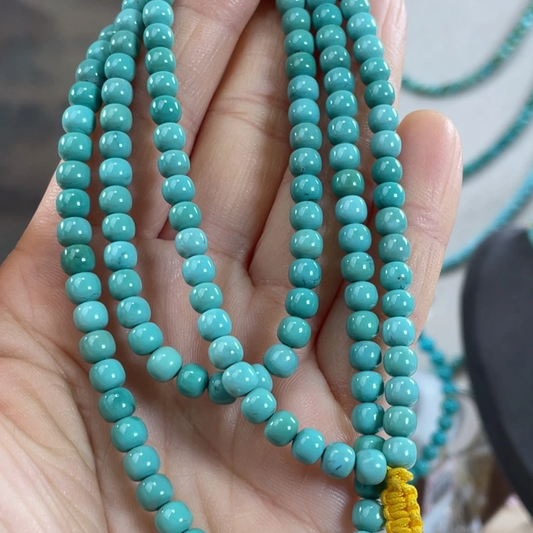 绿松石未镶嵌套链精品108