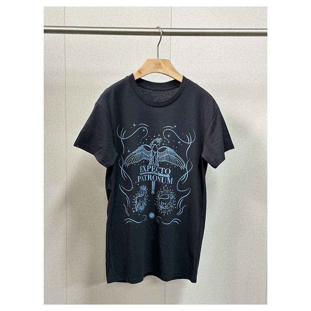 ZM1033 夏季新款宽松印花圆领短袖T恤女