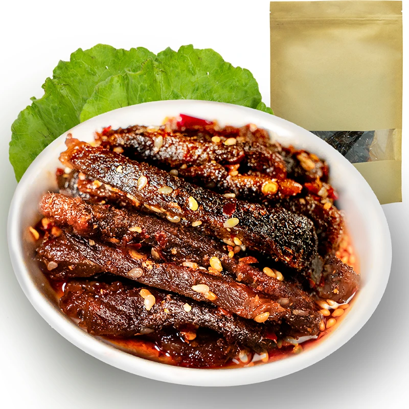 恩施特产麻辣牛肉干100g散养牛肉真空包装的办公麻辣小零食