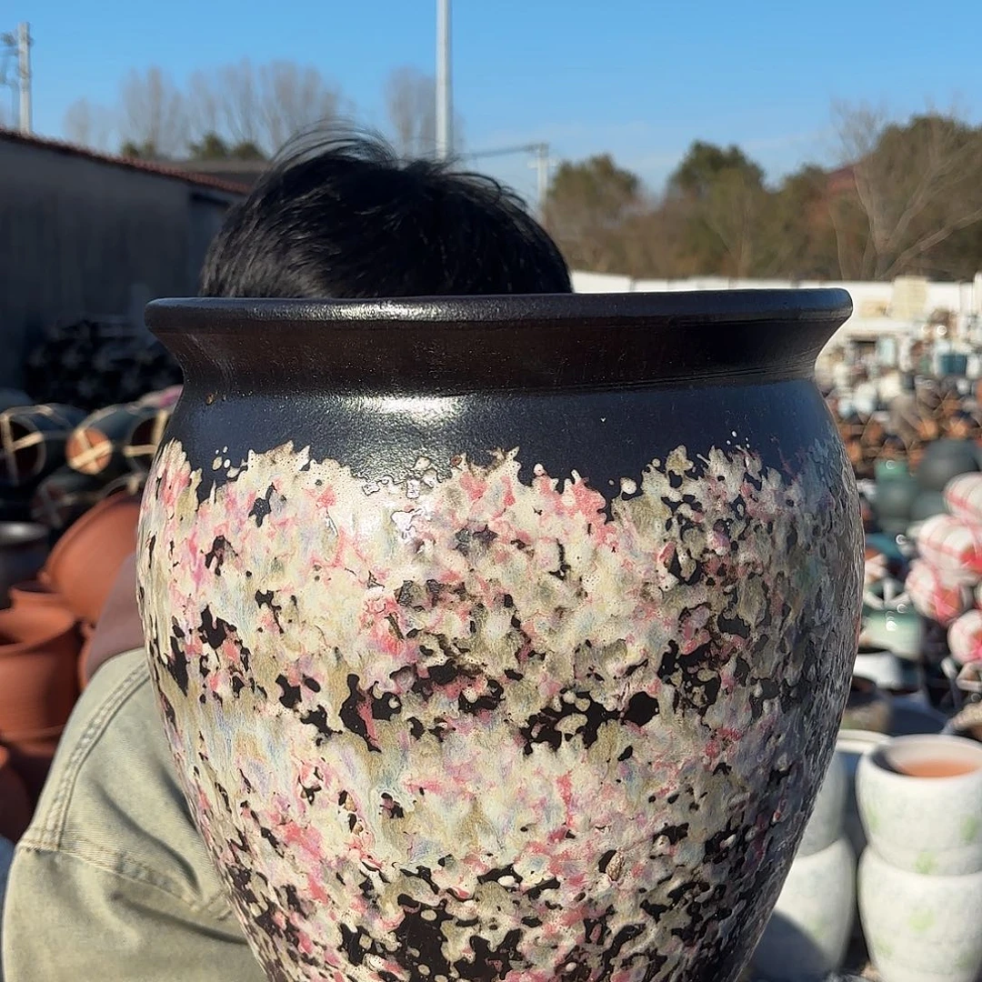 花盆紫砂口28高30一个油画222