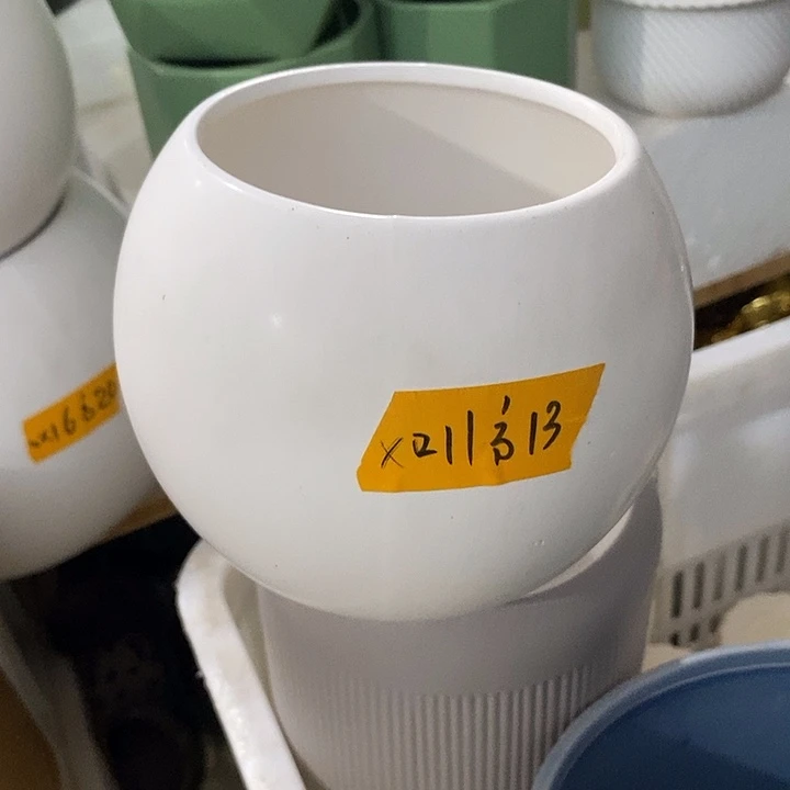 摆件陶盆有孔 微瑕介意勿拍