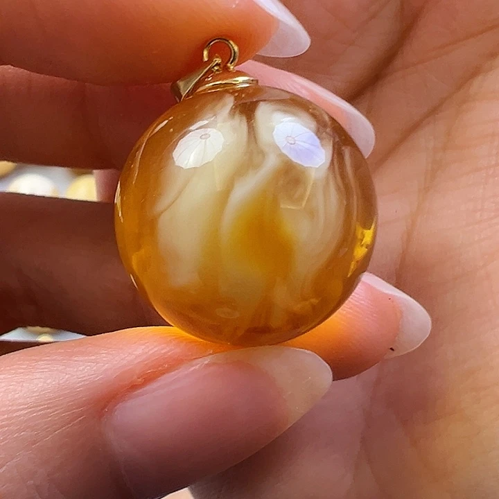 未镶嵌颈饰蜜蜡蜜蜡