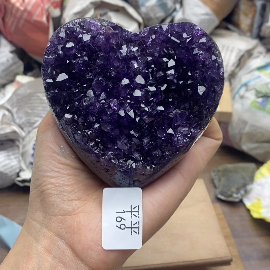 紫晶珠宝半成品未镶嵌