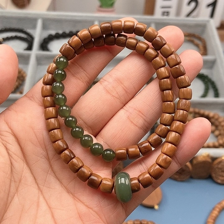 库克手串直切双圈款式6*5