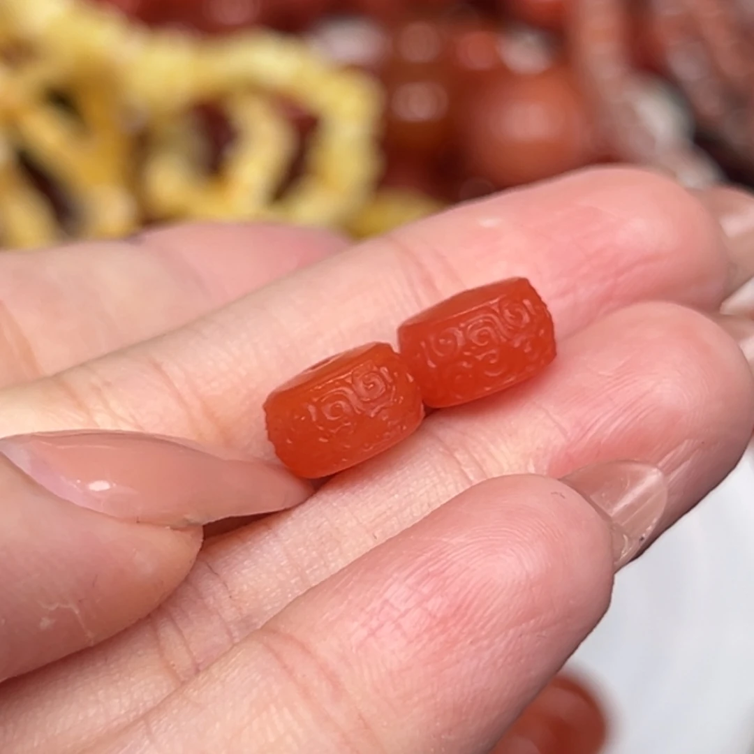 南红玛瑙未镶嵌吊坠(不含链)
