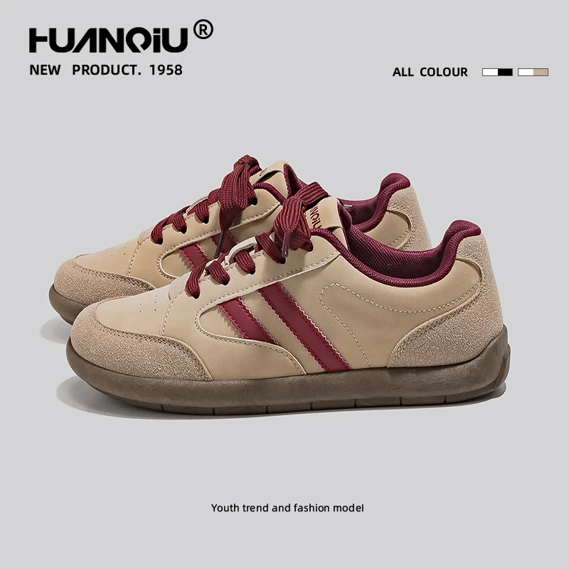 环球轻便软底不累脚德训鞋女款2025春季新款小众潮百搭板鞋HC5086