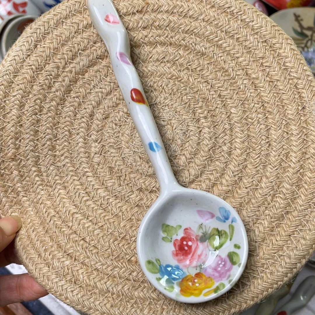 吃饭勺景德镇高温陶瓷8888