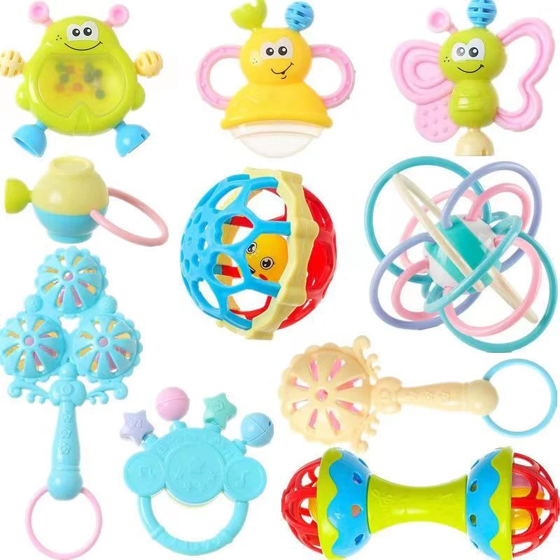 婴幼儿玩具0-月新生儿摇铃宝宝益智早教幼儿手摇铃儿童牙胶婴儿