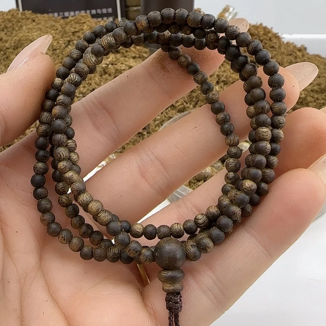 手串沉香乌身老料精品0.3规格4克➕99沉浮