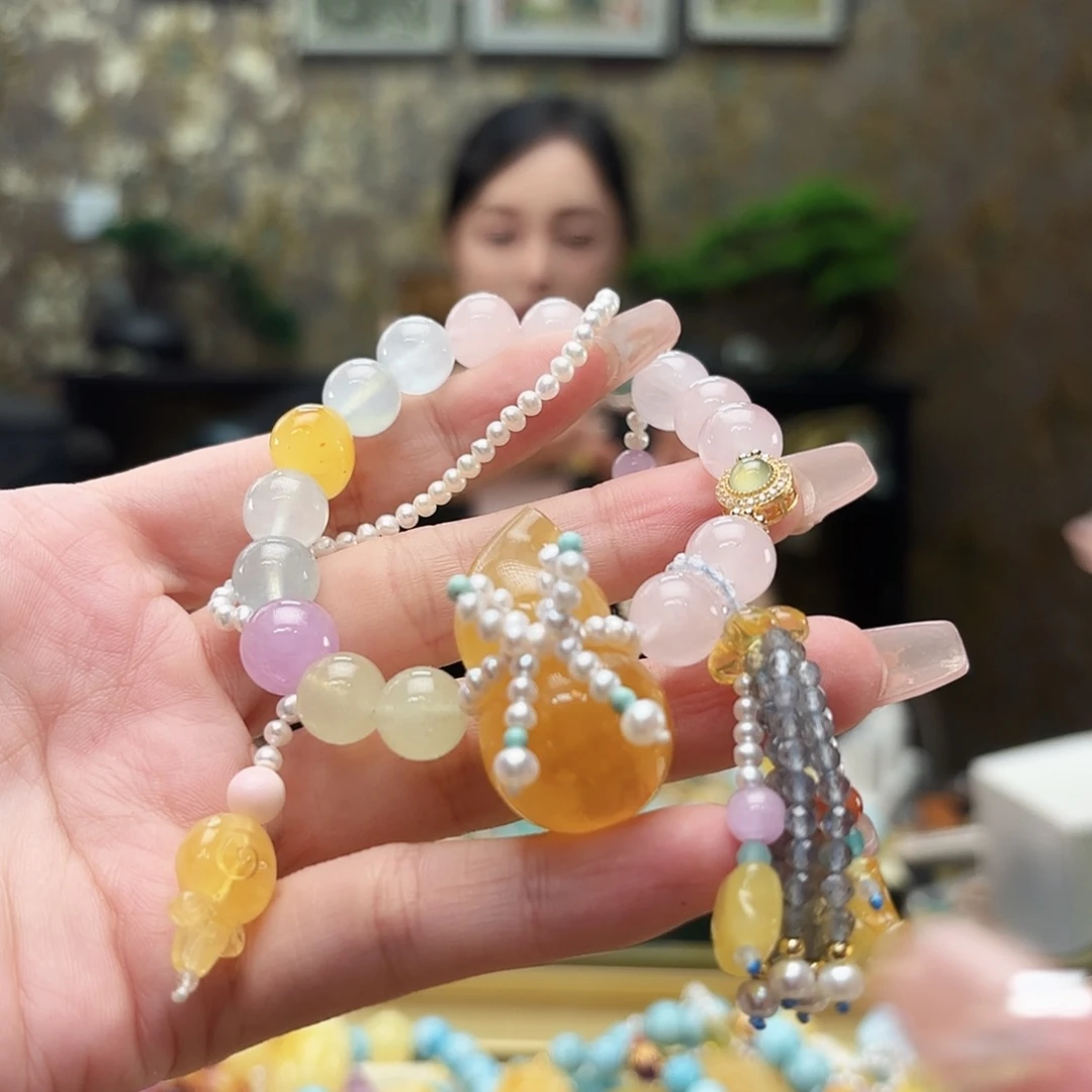 未镶嵌琥珀手链琥珀