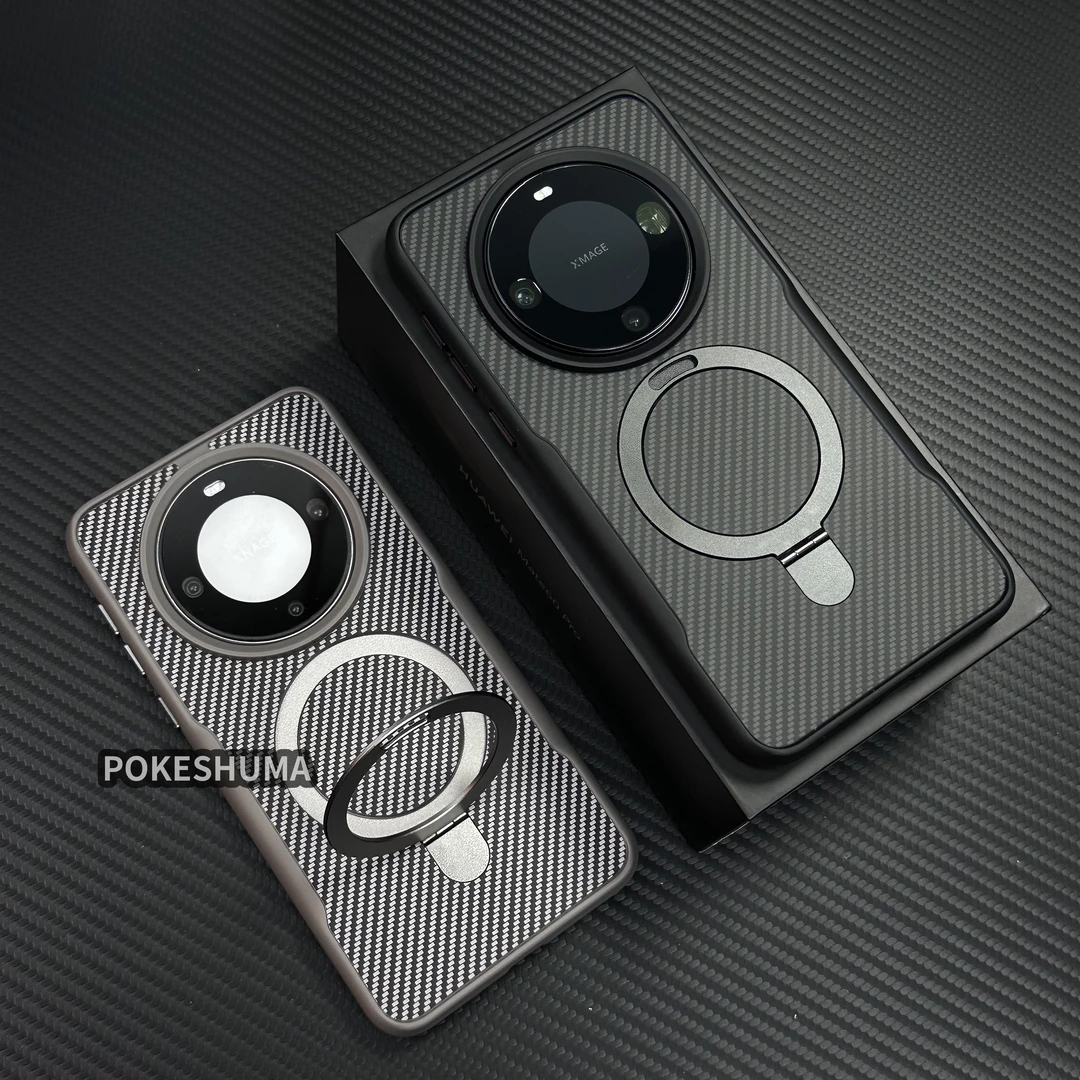 小蛮腰磁吸防指纹凯夫拉纹适用华为mate70pro/60/pura70pro机壳