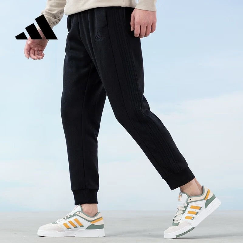 adidas/阿迪达斯男裤新款运动加绒加厚秋冬长裤