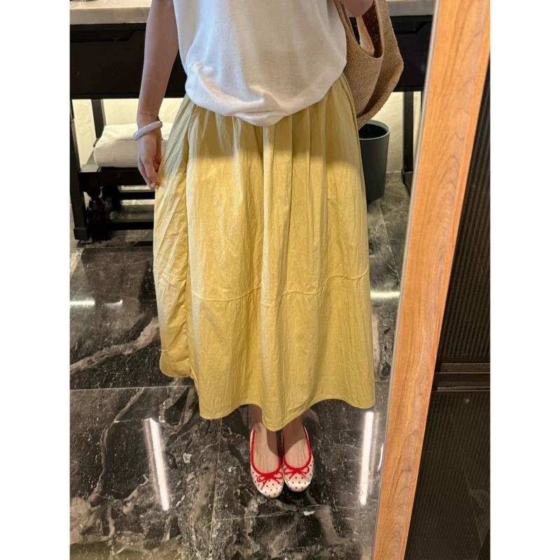 【简单小黄】夏季时尚设计款温柔半身裙-CQ2025605