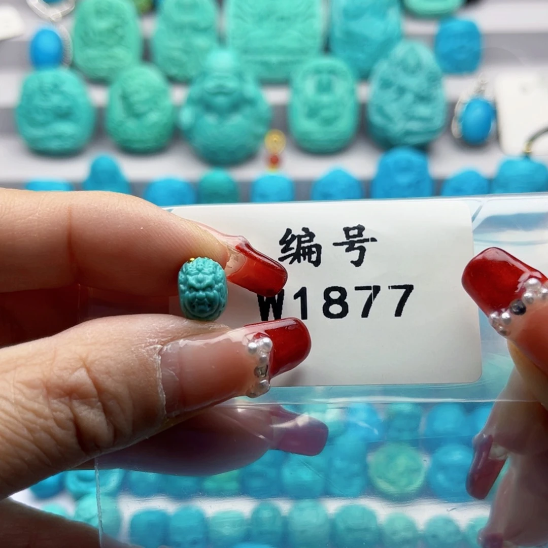 绿松石雕刻未镶嵌大*