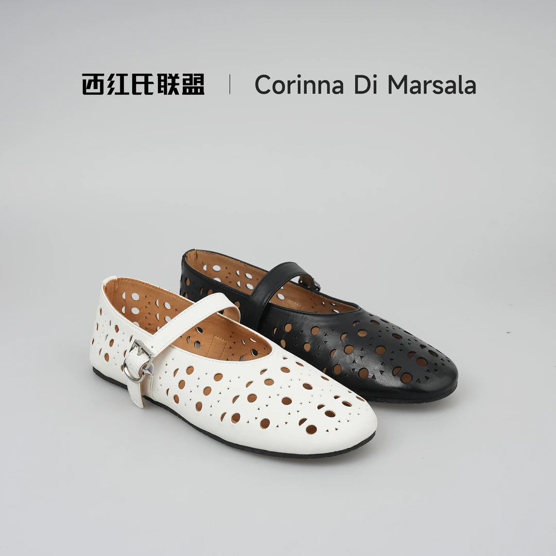 【小马＆大壮】【西红氏联盟】夏季低帮软底镂空透气单鞋X22B012433-22