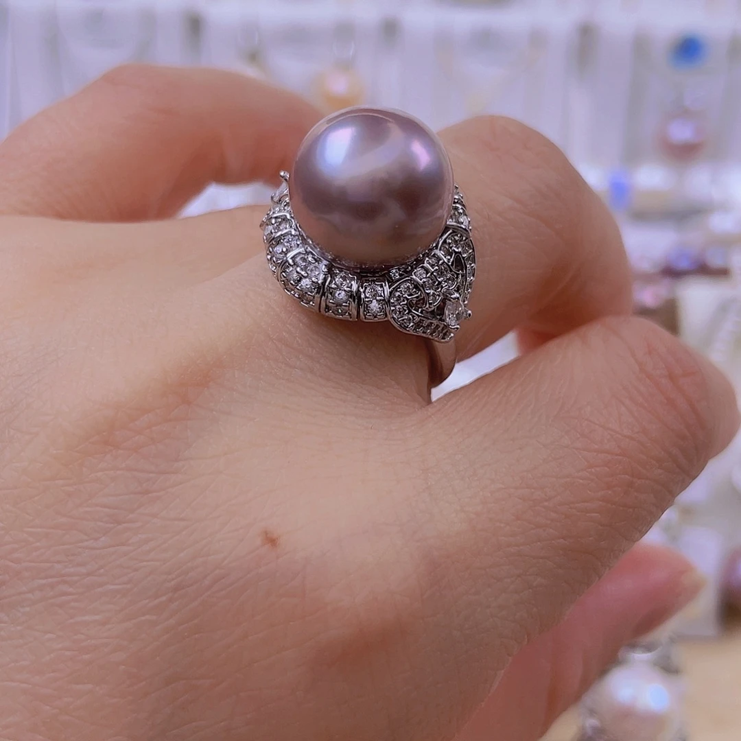 戒指未镶嵌淡水珍珠