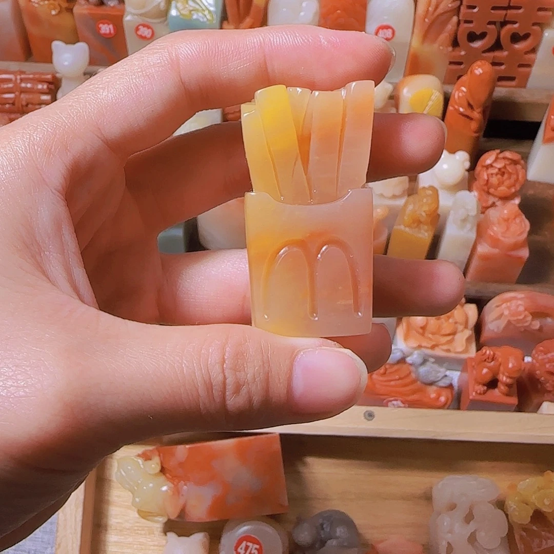 向***遇印石寿山石篆刻作品