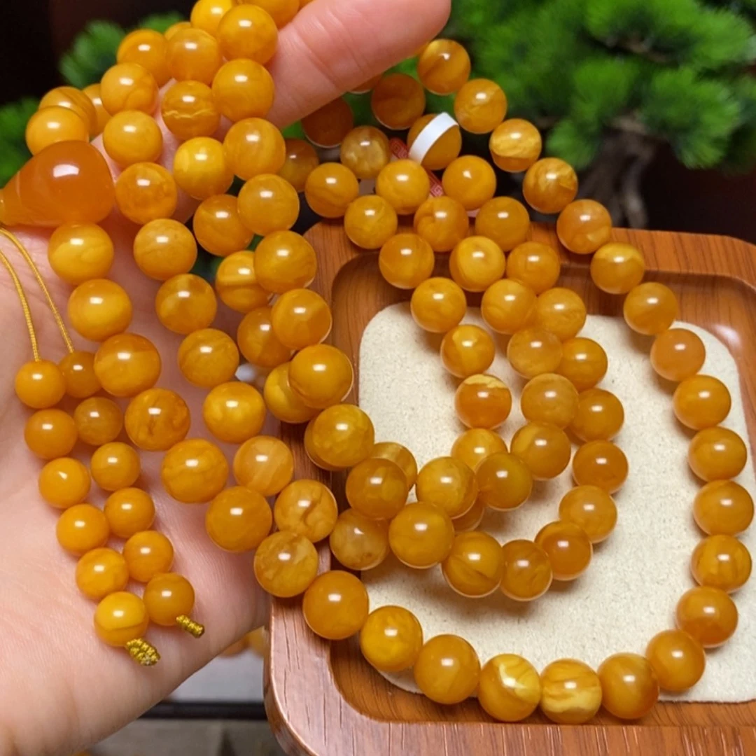 【闪购商品】蜜蜡颈饰未镶嵌项链