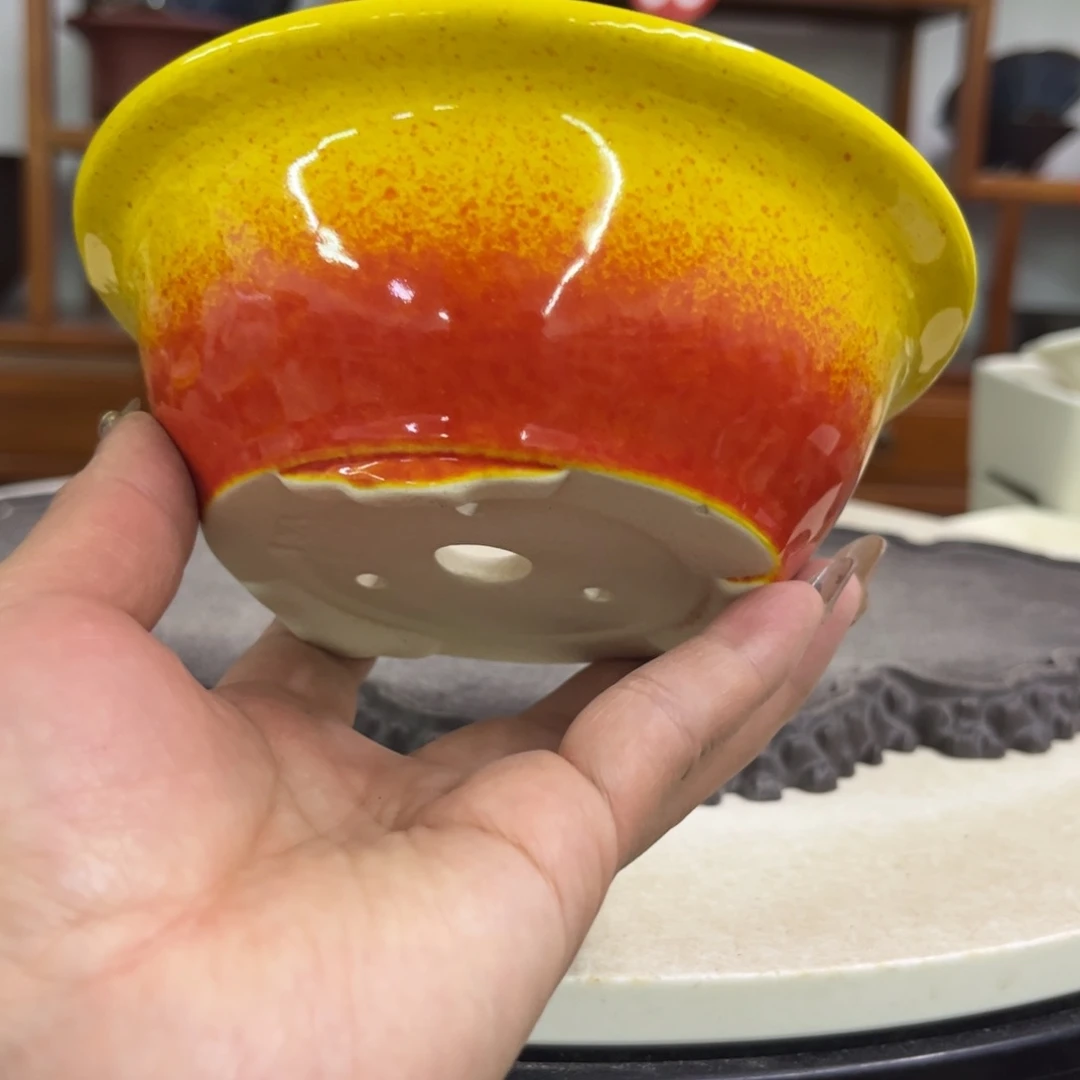 紫砂花盆瑕疵5-13。。。