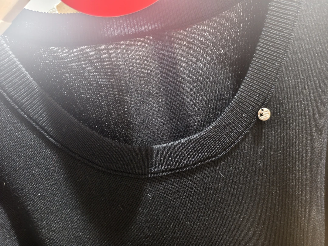 25年春夏新款冰丝条纹针织短袖宽松休闲版连衣裙