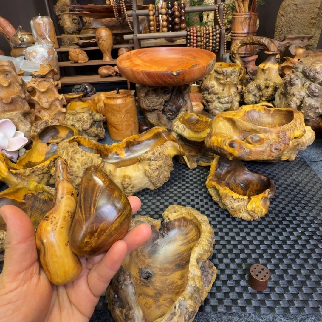 @***子花梨木类贵黄鬼柳紫檀麻梨等硬木手作