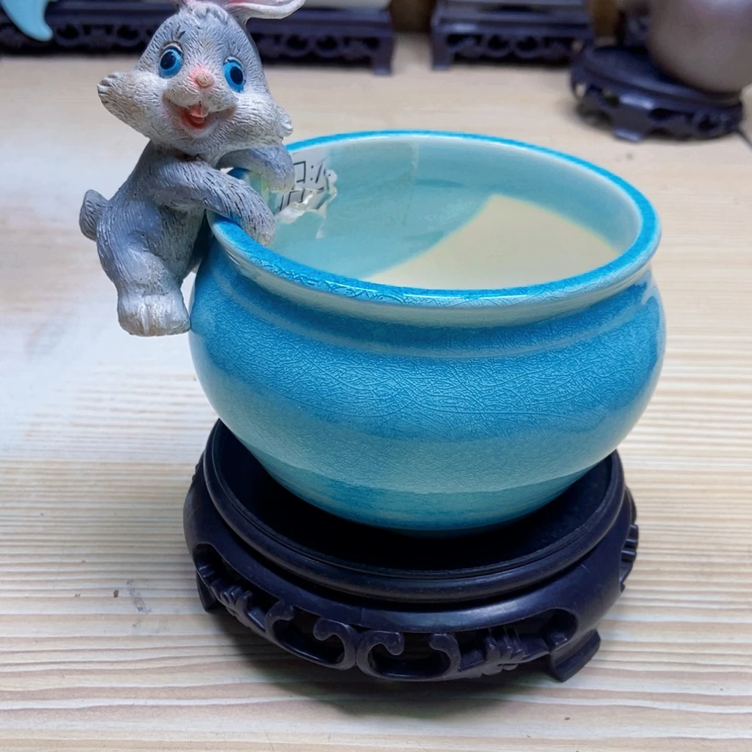 瓷片陶瓷花盆陶瓷艺术