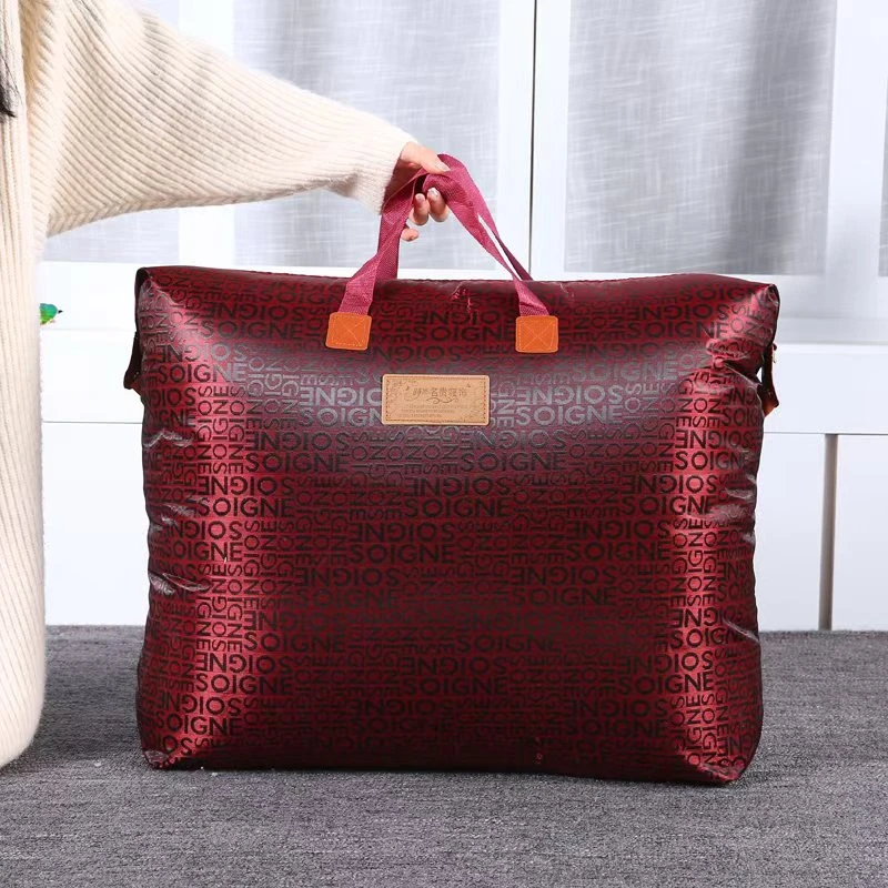 牛津布被子收纳袋防潮家用手提袋搬家衣物旅行李中号50cm*70cm*1
