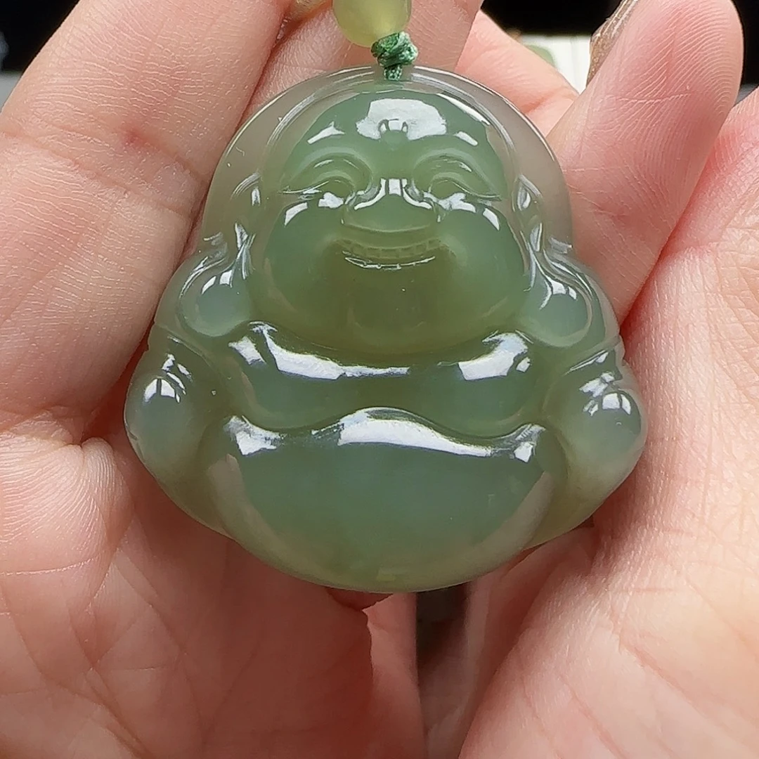 幸***制吊坠(赠链)未镶嵌和田玉