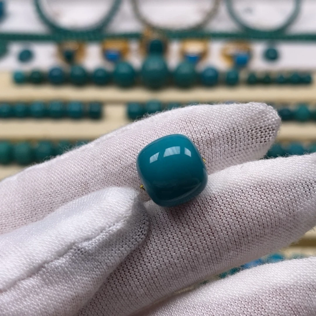 绿松石未镶嵌珠宝奇石老型11.9mm