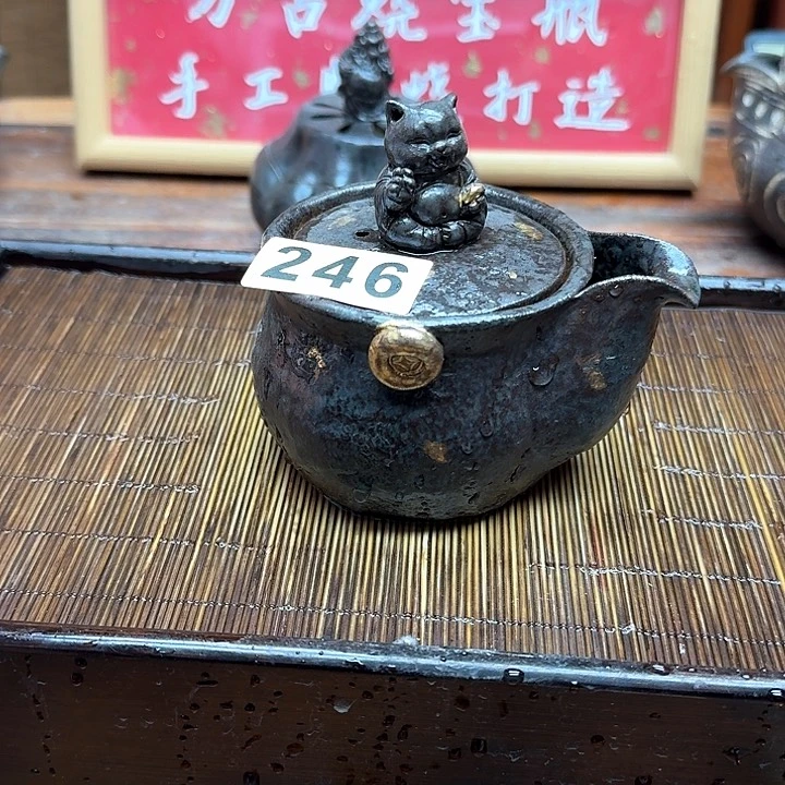 纯手工制作粗陶茶具