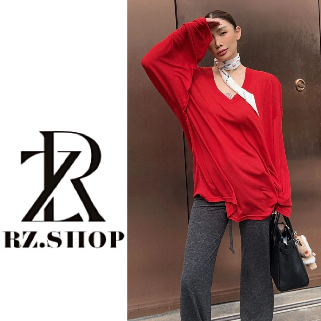 RZ定制款三色V领夏季轻薄T