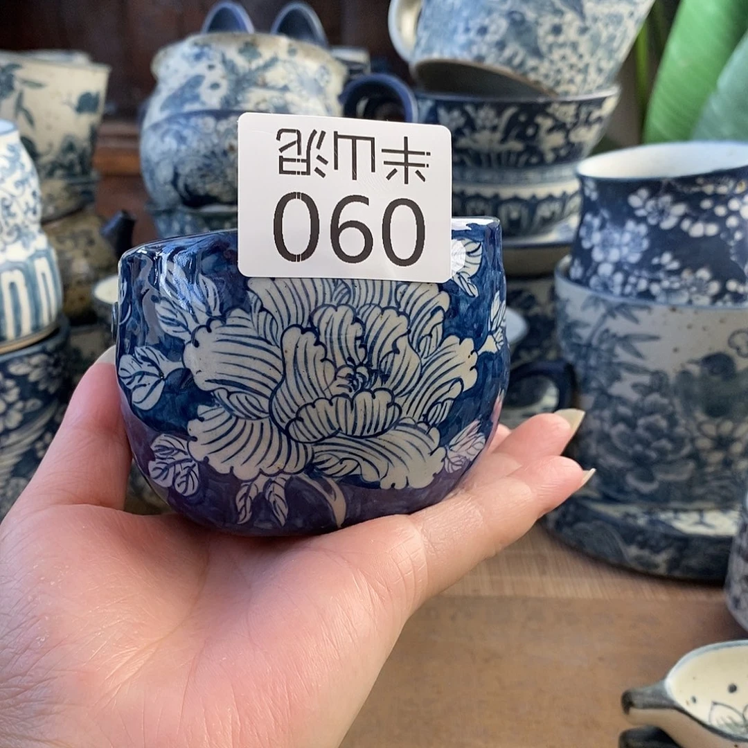 手工手绘青花高温陶瓷